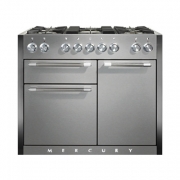 Falcon Mercury 1082, Range Cooker, Gaskochfeld, 110 cm, Farbe Matt / Gloss Black, mit 5 Jahren Garantie!