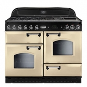 Falcon Classic 100, Range Cooker, Gaskochfeld, 100 cm, Farbe Cream, mit 5 Jahren Garantie!