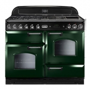 Falcon Classic 110, Range Cooker, Gaskochfeld, 110 cm, Farbe Gloss Black, mit 5 Jahren Garantie!