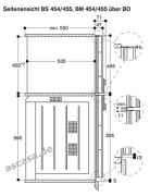 Gaggenau BS 450 110, Dampfbackofen Serie 400, Bedienung oben, Rechtsanschlag. Mit 5 Jahren Garantie!
