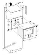 Gaggenau BM 450 100, Mikrowellen-Backofen Serie 400, anthrazit, Bedienung oben, Rechtsanschlag. Mit 5 Jahren Garantie!