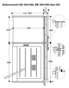 Gaggenau BM 454 100, Mikrowellen-Backofen Serie 400, anthrazit, Bedienung unten, Rechtsanschlag. Mit 5 Jahren Garantie!
