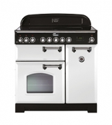Falcon Classic Deluxe 90, Range Cooker, Induktionskochfeld, 90 cm, Farbe Gloss Black, mit 5 Jahren Garantie!