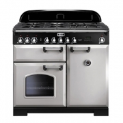 Falcon Classic Deluxe 100, Range Cooker, Gaskochfeld, 100 cm, Farbe Royal Pearl, mit 5 Jahren Garantie!