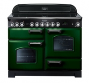 Falcon Classic Deluxe 110, Range Cooker, Glaskeramikkochfeld, 110 cm, Farbe Racing Green, mit 5 Jahren Garantie!
