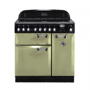 Falcon Elan 90, Range Cooker, Induktionskochfeld, 90 cm, Farbe Olive Green, mit 5 Jahren Garantie!