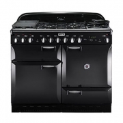 Falcon Elan 110, Range Cooker, Gaskochfeld, 110 cm, Farbe Gloss Black, mit 5 Jahren Garantie!