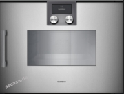 Gaggenau BSP 220 130, Dampfgarofen Serie 200, silber, Rechtsanschlag. Mit 5 Jahren Garantie!