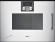 Gaggenau BMP 251 110, Mikrowellen-Backofen Serie 200, metallic, Linksanschlag. Mit 5 Jahren Garantie!