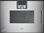 Gaggenau BMP 251 130, Mikrowellen-Backofen Serie 200, silber, Linksanschlag. Mit 5 Jahren Garantie!