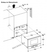 Gaggenau BMP 224 100, Mikrowellen-Ofen Serie 200, anthrazit, Rechtsanschlag. Mit 5 Jahren Garantie!