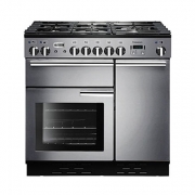 Falcon Professional+ 90, Range Cooker, Gaskochfeld, 90 cm, Farbe Gloss Black, mit 5 Jahren Garantie!