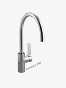 Dornbracht Tara Ultra Einhebelmischer mit Festauslauf, Hochdruck, Chrom, 33816875-00