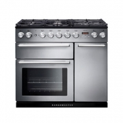 Falcon Nexus 90, Range Cooker, Gaskochfeld, 90 cm, Farbe Gloss Black, mit 5 Jahren Garantie!