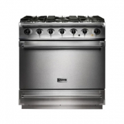 Falcon 900 S, Range Cooker, Gaskochfeld, 90 cm, Farbe Black, mit 5 Jahren Garantie!