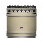 Falcon 900 S, Range Cooker, Gaskochfeld, 90 cm, Farbe Cream, mit 5 Jahren Garantie!