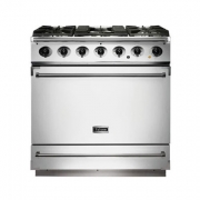 Falcon 900 S, Range Cooker, Gaskochfeld, 90 cm, Farbe Cherry Red, mit 5 Jahren Garantie!