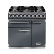 Falcon 900 Deluxe, Range Cooker, Gaskochfeld, 90 cm, Farbe Stainless Steel, mit 5 Jahren Garantie!