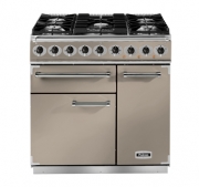 Falcon 900 Deluxe, Range Cooker, Gaskochfeld, 90 cm, Farbe Fawn, mit 5 Jahren Garantie!