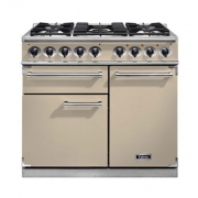 Falcon 1000 Deluxe, Range Cooker, Gaskochfeld, 100 cm, Farbe Fawn, mit 5 Jahren Garantie!
