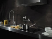 Dornbracht Tara Ultra Pot Filler Kaltwasserventil, Wandarmatur, Platin matt, 30800875-06