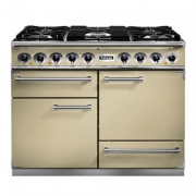 Falcon 1092 Deluxe, Range Cooker, Gaskochfeld, 110 cm, Farbe Cherry Red, mit 5 Jahren Garantie!
