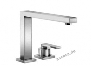 Dornbracht Lot Einhebelmischer, Zweilochbatterie mit Einzelrosetten, Hochdruck, Chrom, 32812680-00