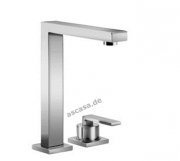 Dornbracht Lot Einhebelmischer Bar Tap, Zweilochbatterie mit Einzelrosetten, Hochdruck, Platin matt, 32805680-06