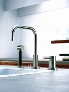 Dornbracht Meta.02 Einhebelmischer, Zweilochbatterie, Hochdruck, Chrom, 32800625-00