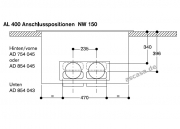 Gaggenau AL 400 121, Tischlftung Serie 400, 120 cm. Mit 5 Jahren Garantie!