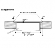 Gaggenau AL 400 121, Tischlftung Serie 400, 120 cm. Mit 5 Jahren Garantie!