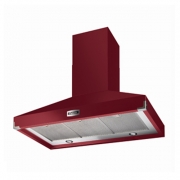 Falcon Wandhaube Super Extract, 90 cm, Farbe Cherry Red, mit 5 Jahren Garantie!