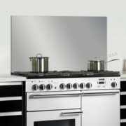 Falcon Nischenrckwand Mercury, 110 cm, Farbe Stainless Steel