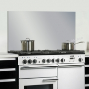 Falcon Nischenrckwand Glass, 110 cm, Farbe Metalic Silver