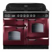 Falcon Classic 110, Range Cooker, Glaskeramikkochfeld, 110 cm, Farbe Gloss Black, mit 5 Jahren Garantie!