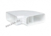 Gaggenau AD 852 031, Flachkanal Bogen 90 horizontal NW 150 flach