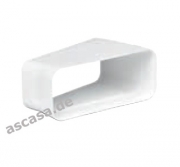 Gaggenau AD 852 032, Flachkanal Bogen 15 horizontal NW 150 flach