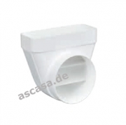 Gaggenau AD 852 042, Flachkanal bergang rund 90 NW 150 flach