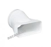 Gaggenau AD 852 041, Flachkanal bergang rund NW 150 flach