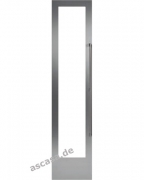 Gaggenau RA 421 111, Trrahmenfront Edelstahl mit Griff, Linksanschlag, fr 45,7 cm breite Gerte