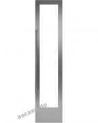 Gaggenau RA 421 112, Trrahmenfront Edelstahl mit Griff, Rechtsanschlag, fr 45,7 cm breite Gerte