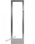 Gaggenau RA 421 611, Trrahmenfront Edelstahl mit Griff, Linksanschlag, fr 61 cm breite Gerte