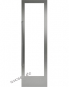 Gaggenau RA 421 612, Trrahmenfront Edelstahl mit Griff, Rechtsanschlag, fr 61 cm breite Gerte