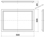 Dornbracht Kunststoff-Schneidbrett, mit Saftrille, 84750000-13