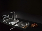 Dornbracht Water Units Doppelbecken, 930 x 405 mm, Edelstahl gebrstet, 38561000-86