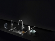 Dornbracht Water Units Einzelbecken, fr Unterbau, 210 x 405 mm, Edelstahl gebrstet, 38000000-86