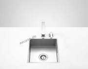 Dornbracht Water Units Einzelsplbecken, 390 x 405 mm, Edelstahl gebrstet, 38041000-86