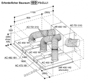 Gaggenau AC 402 181, Vario Deckenlftung, Serie 400. Mit 5 Jahren Garantie!