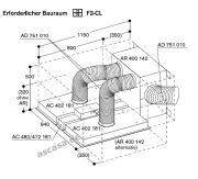Gaggenau AC 402 181, Vario Deckenlftung, Serie 400. Mit 5 Jahren Garantie!