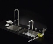 Dornbracht Water Units Einzelsplbecken fr Unterbau, 750 x 405 mm, Edelstahl gebrstet, 38100000-86